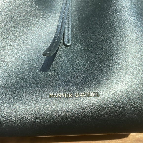 Mansur Gavriel Soft Lady backpack in black - Picture 9 of 14